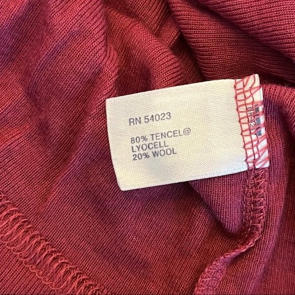 Gap Pink Wool Blend Puff Short Sleeve Turtleneck Blouse Small - Picture 5 of 6